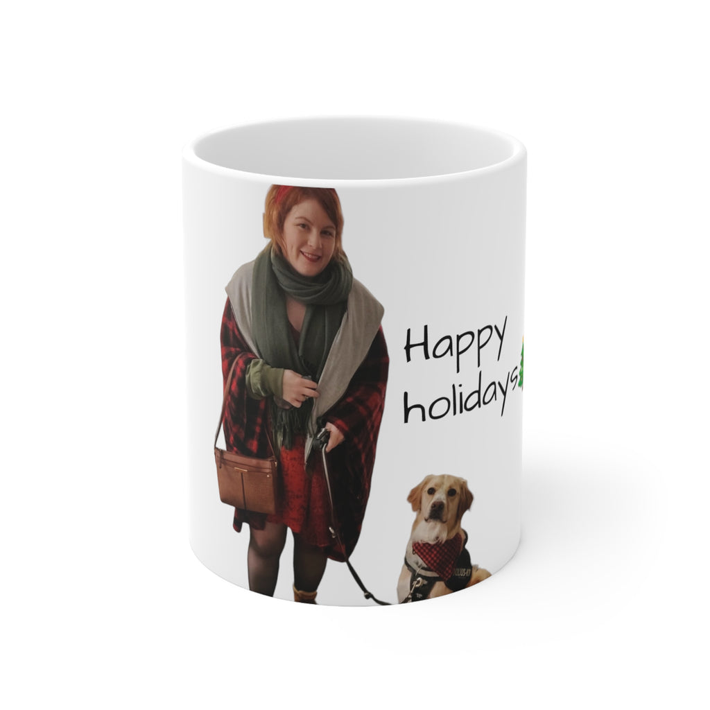 Happy Holidays - Accent Coffee Mug, 11oz (UK/USA/AUS)