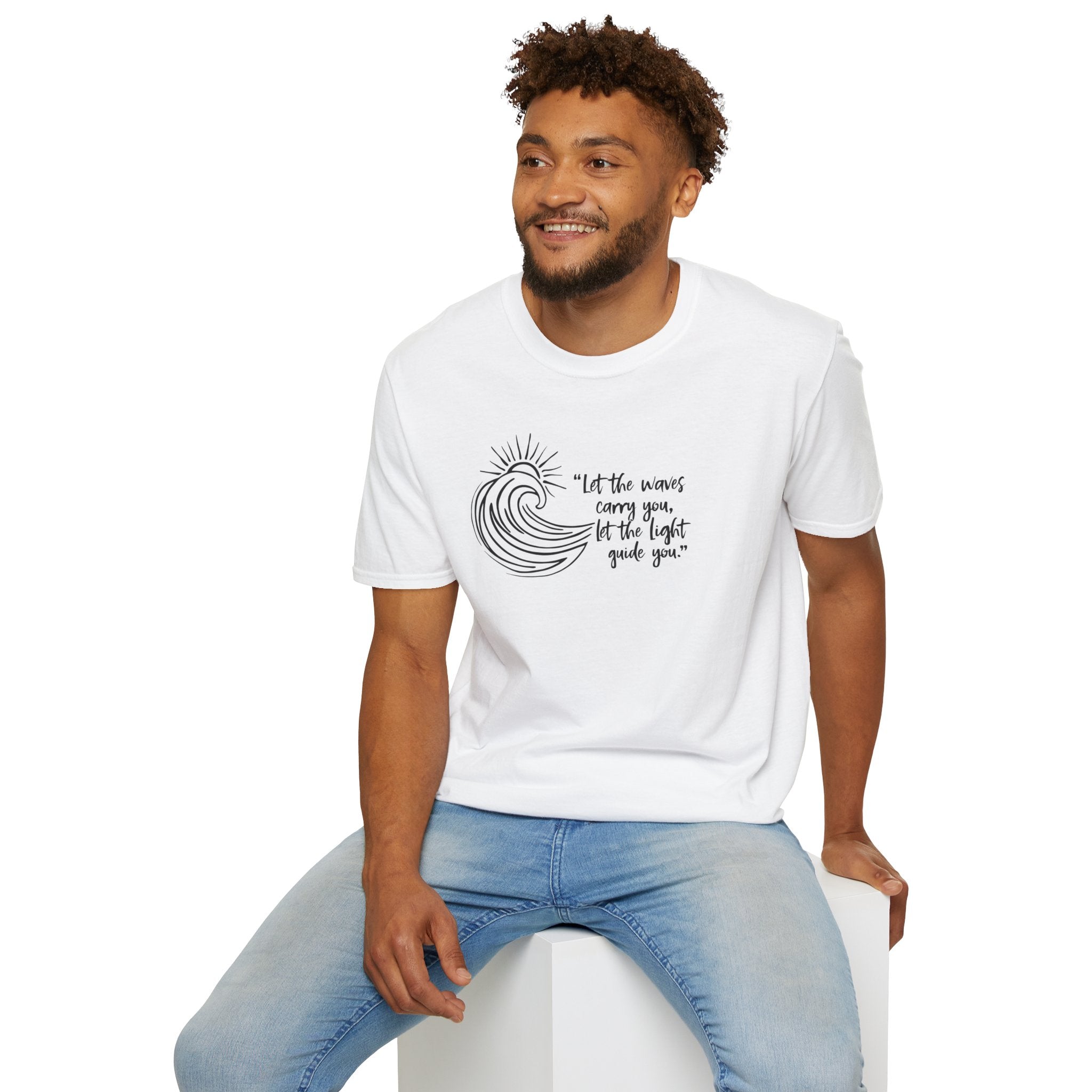 Sunny D Waves Vibes Unisex Softstyle T-Shirt (USA)