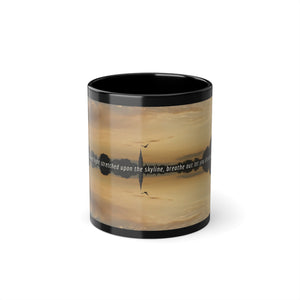 'Version(Dissolve)' Black coffee mug (Europe)