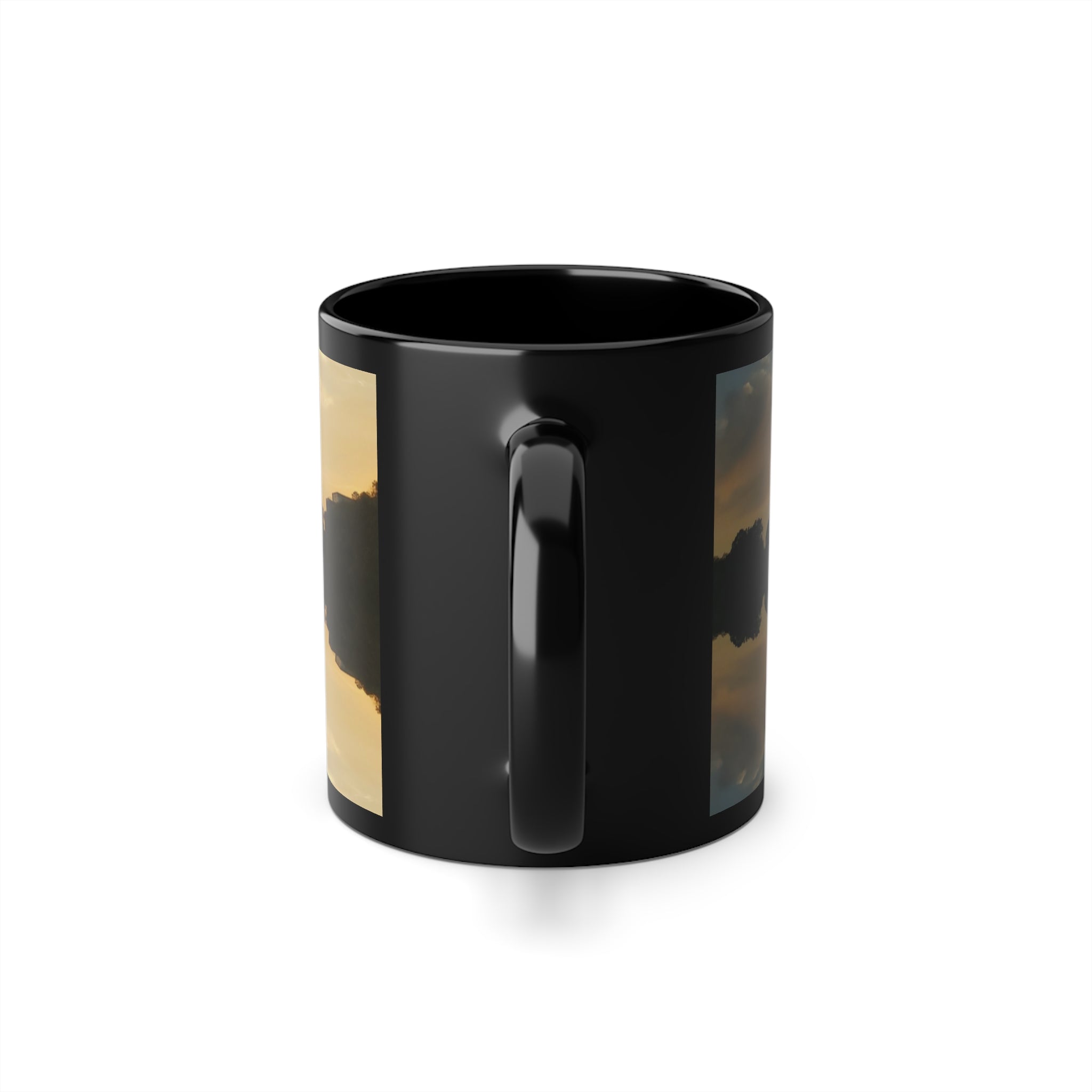 'Version(Dissolve)' Black coffee mug (Europe)