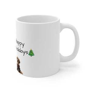 Happy Holidays - Accent Coffee Mug, 11oz (UK/USA/AUS)