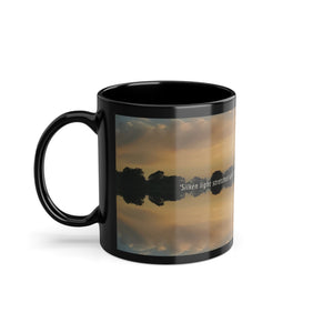 'Version(Dissolve)' Black coffee mug (Europe)